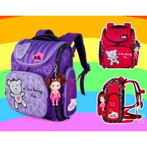 Школьный ранец для девочек с спинкой 033