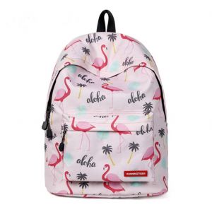 Рюкзак для девочек подростков с Фламинго