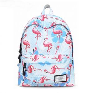 Рюкзак для девочек с Фламинго 07