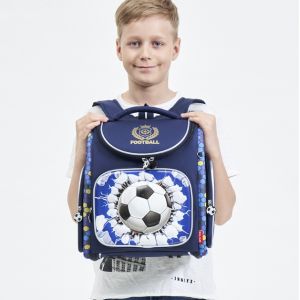 Школьный ортопедический ранец для мальчика первоклассника Футбольный Мяч