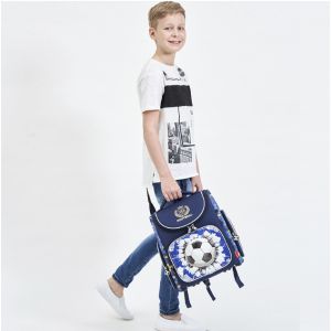 Школьный ортопедический ранец для мальчика первоклассника Футбольный Мяч