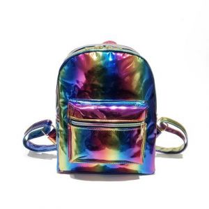 Разноцветный голографический рюкзак 012