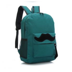 Темно-зеленый рюкзак с усами