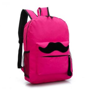 Розовый рюкзак с усами