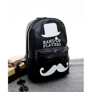 Кожаный рюкзак French Mustache с  усами