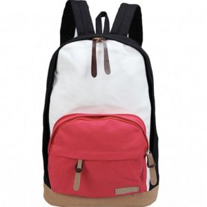 Бело-красный рюкзак для подростков