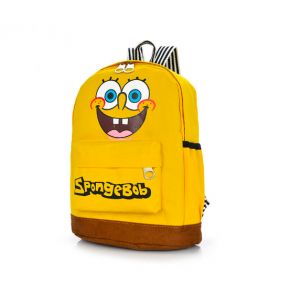 Желтый Рюкзак для подростков Спанч-Боб