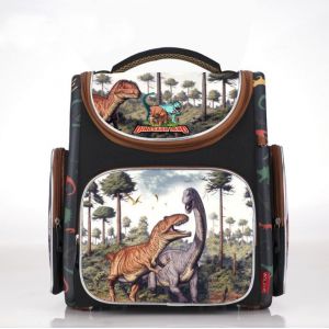 Школьный рюкзак с ортопедической спинкой для мальчика первоклассника с Динозаврами - 02