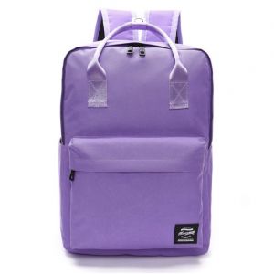 Фиолетовый однотонный рюкзак 07