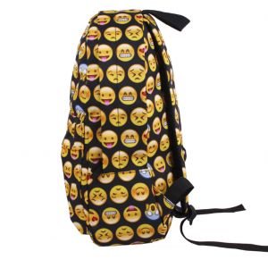 Черный рюкзак со смайликами Emoji