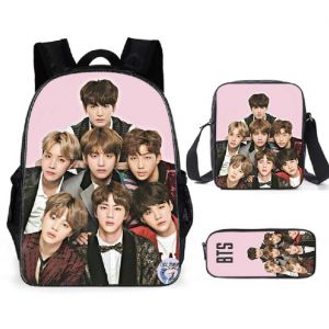 Рюкзак BTS K-POP + пенал + сумка 0111