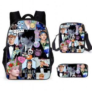 Рюкзак BTS K-POP + пенал + сумка 0112