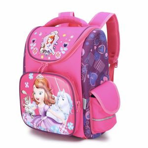 Ортопедический рюкзак для девочки 1-5 класс 043