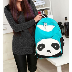 Рюкзак для девочки подростка Мятная Панда