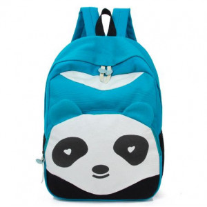 Рюкзак для девочки подростка Голубая Панда