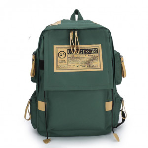Зеленый рюкзак для подростков 0128