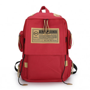 Красный рюкзак для подростков 0129